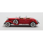 DUESEMBERG SJ 2608 TORPEDO PHAETON WALKER LA GRANDE RED 1930 1:43 Matrix Scale Models Auto d'Epoca Die Cast Modellino