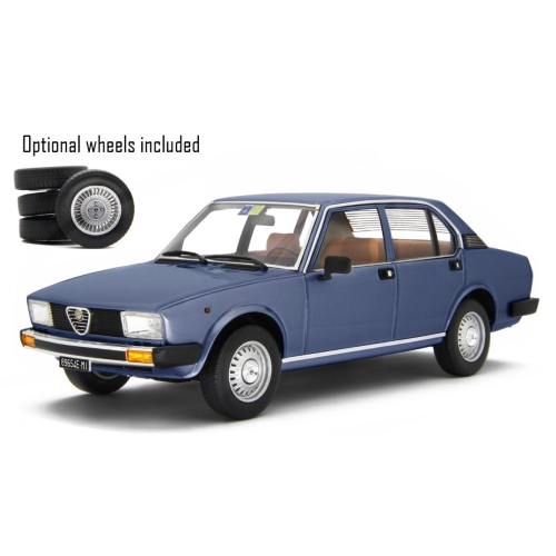 ALFA ROMEO ALFETTA 2.0 L 1978 METALLIC BLUE 1:18 Laudo Racing Auto Stradali Modellino