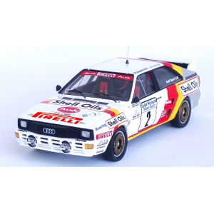 AUDI QUATTRO N.2 MANX RALLY 1985 DEMUTH/RADAELLI 1:43 Trofeu Auto Rally Modellino