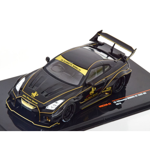 NISSAN 35GT-RR LB SILHOUETTE WORKS GT 2019 JPS BLACK 1:43 Ixo Model Auto Stradali Modellino