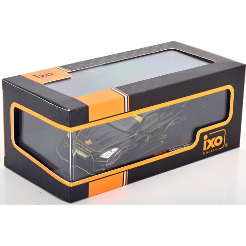 NISSAN 35GT-RR LB SILHOUETTE WORKS GT 2019 JPS BLACK 1:43 Ixo Model Auto Stradali Modellino