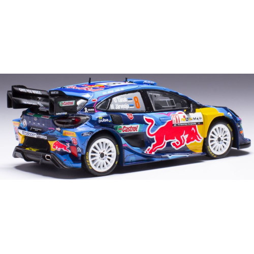 FORD PUMA WRC N.8 RALLY CROATIA 2023 TANAK/JARVEOJA 1:43 Ixo Model Auto Rally Modellino