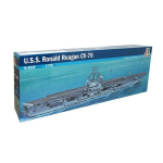USS RONALD REAGAN KIT 1:720 Italeri Kit Navi Die Cast Modellino