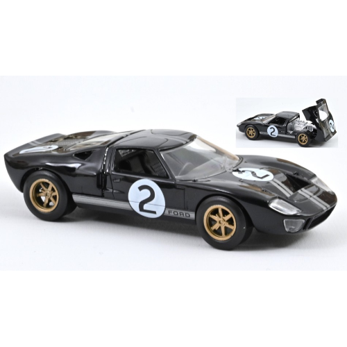 FORD GT40 1966 N.2 JET-CAR 1:43 Norev Auto Competizione Modellino