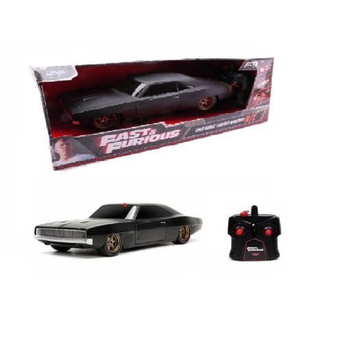 DOM'S DODGE CHARGER 1968 FAST & FURIOUS RADIOCONTROL 1:16 Jada Toys Radiocomando Modellino