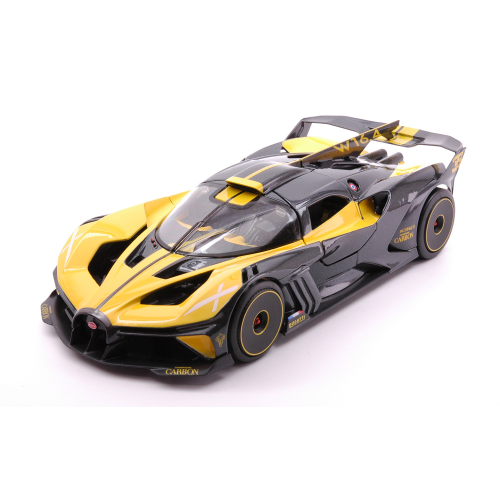 BUGATTI BOLIDE W16 8.0 FOUR-TURBO 1850hp 500km/h 2020 YELLOW 1:24 Maisto Auto Stradali Modellino