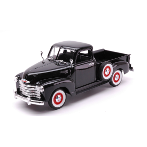 CHEVROLET 3100 PICK UP 1953 BLACK 1:24 Welly Auto Stradali Modellino