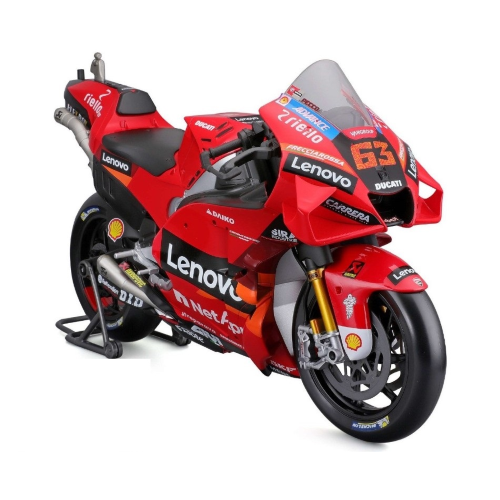 DUCATI DESMOSEDICI N.63 WORLD CHAMPION MOTO GP 2022 FRANCESCO BAGNAIA 1:6 Maisto Moto Modellino