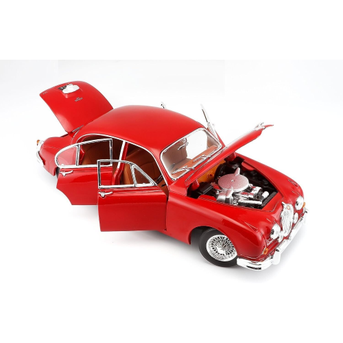 JAGUAR MARK II 1959 RED 1:18 Burago Auto Stradali Modellino