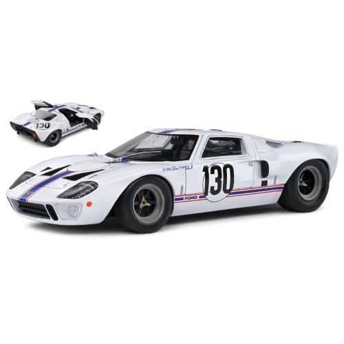 FORD GT40 MKI N.130 TARGA FLORIO 1967 H.GREDER-J.M.GIORGI 1:18 Solido Auto Competizione Modellino