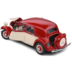 CITROEN 11CV TRACTION 1937 RED 1:18 Solido Auto Stradali Modellino