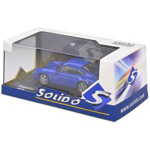 PORSCHE 964 RS 1992 BLUE 1:43 Solido Auto Stradali Modellino