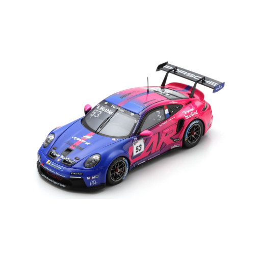PORSCHE 911 GT3 N.53 CARRERA CUP FRANCE 2022 A.MATHIEU 1:43 Spark Model Auto Competizione Modellino