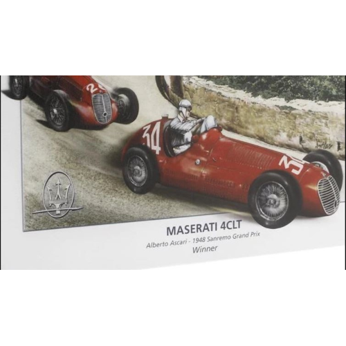 MASERATI 4 CLT N.34 WINNER SAN REMO GP 1948 A.ASCARI 1:18 Tecnomodel Formula 1 Modellino
