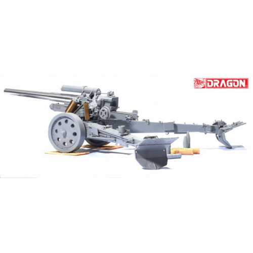 GERMAN s.FH.18 HOWITZER W/LIMBER KIT 1:35 Dragon Kit Mezzi Militari Modellino