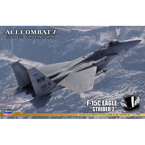 ACECOMBAT 7 SKIES F-15C EAGLE KIT 1:48 Hasegawa Kit Auto Die Cast Modellino