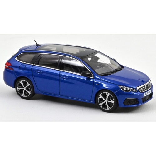 PEUGEOT 308 SW GT 2020 VERTIGO BLUE 1:43 Norev Auto Stradali Modellino