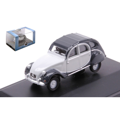 CITROEN 2 CV CHARLESTON LIGHT GREY/GREY 1:76 Oxford Auto Stradali Modellino