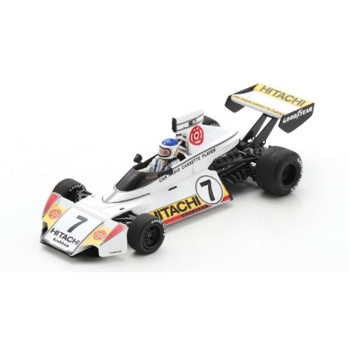 BRABHAM BT44 N.7 BELGIUM GP 1974 CARLOS REUTEMAN 1:43 Spark Model Formula 1 Modellino