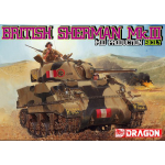 BRITISH SHERMAN MK.III MID PRODUCTION SICILY 1943 KIT 1:35 Dragon Mezzi Militari Die Cast Modellino