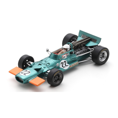 BRM P138 N.22 US GP 1969 GEORGE EATON 1:43 Spark Model Formula 1 Modellino