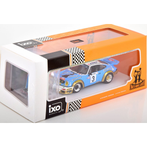 PORSCHE 911 SC 3.0L GITANES N.3 WINNER RALLY MONTE CARLO 1978 WITH FIGURE NICOLAS/LAVERNE 1:43 Ixo Model Auto Rally Modellino
