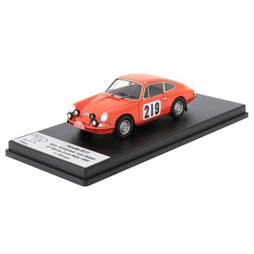 PORSCHE 911T RALLY MONTE CARLO 1968 WALDEGAARD/HELMER 1:43 Trofeu Auto Rally Modellino