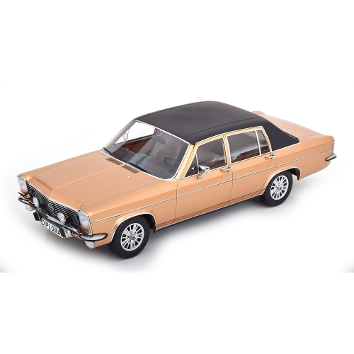 OPEL DIPLOMAT B 1972 METALLIC BEIGE/MATT BLACK 1:18 ModelCarGroup Auto Stradali Modellino