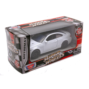 BMW M3 WHITE 1:43 MotorMax Auto Stradali Modellino