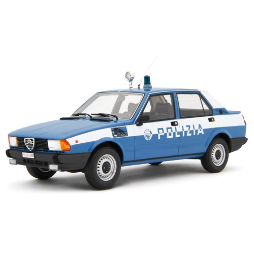 ALFA ROMEO GIULIETTA 1.3-1.6 1977 POLIZIA 1:18 Laudo Racing Forze dell'Ordine Modellino