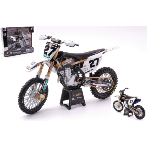 HUSQVARNA FC450 N.27 MALCOLM STEWART 1:12 New Ray Moto Modellino