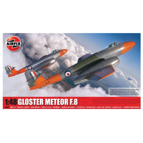 GLOSTER METEOR F8 KIT 1:48 Airfix Kit Aerei Modellino