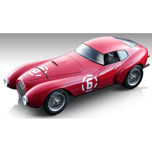 FERRARI 166/212 "UOVO" N.6 PESCARA 1952 F.S.D.LAPIGIO/G.MANCINI 1:18 Tecnomodel Auto Competizione Modellino