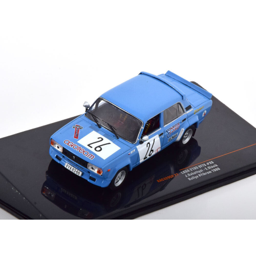 LADA 2105 VFTS N.26 RALLY PRIBRAM 1986 RAKOTTYAI/SLAVIK 1:43 Ixo Model Auto Rally Modellino