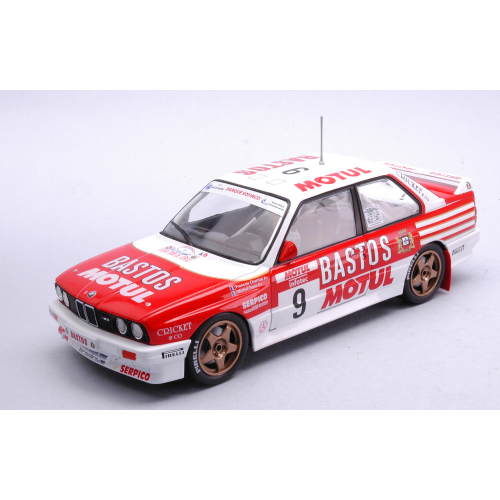 BMW E30 M3 N.9 RALLY TOUR DE CORSE 1988 CHATRIOT/PERIN 1:24 Ixo Model Auto Rally Modellino