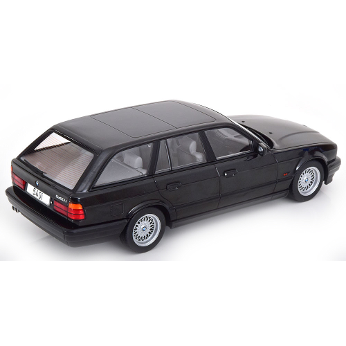 BMW 5 (E34) TOURING 1991 METALLIC BLACK 1:18 ModelCarGroup Auto Stradali Modellino