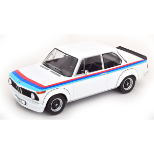 BMW 2002 TURBO 1973 WHITE/DECORATED 1:18 ModelCarGroup Auto Stradali Modellino