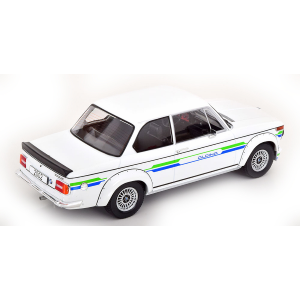 BMW 2002 ALPINA 1973 WHITE/DECORATED 1:18 ModelCarGroup Auto Stradali Modellino