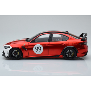 ALFA ROMEO GIULIA GTA-M 2022 TRICOLORE MUGELLO 1969 LIVERY RED 1:18 Solido Auto Competizione Modellino