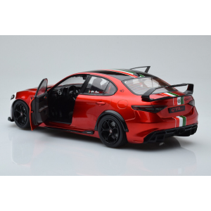 ALFA ROMEO GIULIA GTA-M 2022 TRICOLORE MUGELLO 1969 LIVERY RED 1:18 Solido Auto Competizione Modellino