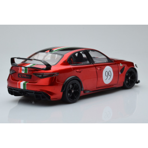 ALFA ROMEO GIULIA GTA-M 2022 TRICOLORE MUGELLO 1969 LIVERY RED 1:18 Solido Auto Competizione Modellino