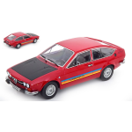 ALFA ROMEO GTV 2000 TURBODELTA 1979 RED/FLATBLACK 1:18 KK Scale Auto Stradali Modellino