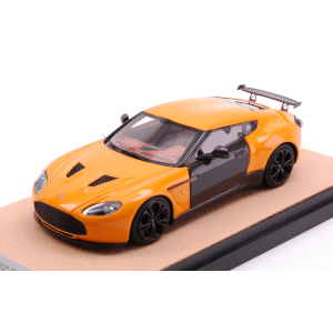 ASTON MARTIN V12 ZAGATO 2012 GLOSS ORANGE WITH CARBON ED.LIM.PCS 10 1:43 Tecnomodel Auto Stradali Modellino