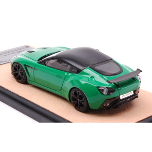 ASTON MARTIN V12 ZAGATO 2012 BRILLANT GREEN WITH BLACK ED.LIM.PCS 10 1:43 Tecnomodel Auto Stradali Modellino