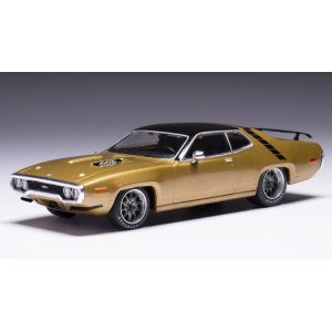 PLYMOUTH GTX RUNNER 1971 METALLIC GOLD 1:43 Ixo Model Auto Stradali Modellino