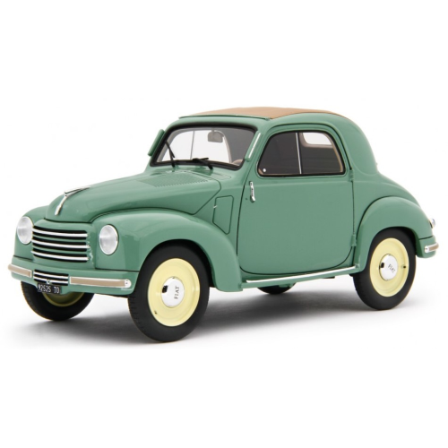 FIT 500 C TOPOLINO 1949 VERDE 1:18 Laudo Racing Auto d'Epoca Modellino