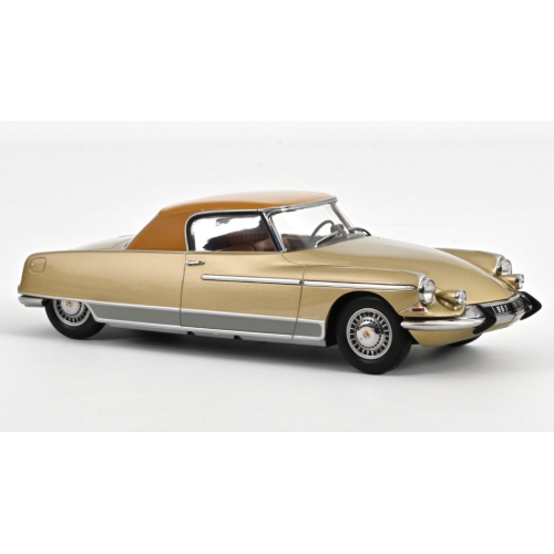 CITROEN DS 19 LE DANDY 1964 BEIGE METALLIC & BROWN ROOF 1:18 Norev Auto Stradali Modellino