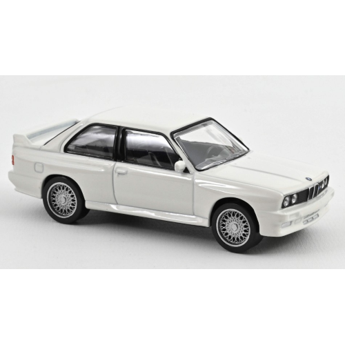 BMW M3 E30 1986 WHITE JET-CAR 1:43 Norev Auto Stradali Modellino