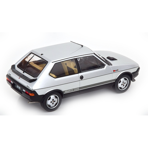 FIAT RITMO TC 125 ABARTH 1980 SILVER 1:18 ModelCarGroup Auto Stradali Modellino