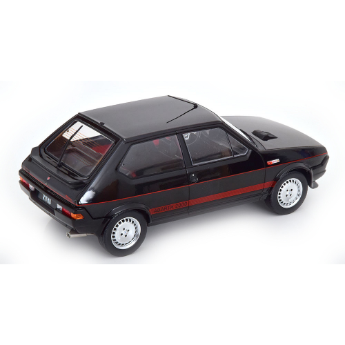 FIAT RITMO TC 125 ABARTH 1980 BLACK 1:18 ModelCarGroup Auto Stradali Modellino